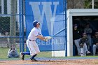 Baseball vs Emerson  Wheaton College Baseball vs Emerson College. - Photo By: KEITH NORDSTROM : Wheaton, Baseball